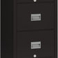 FireKing Patriot Vertical 4 Drawer Legal & Letter Fire Safe File Cabinet, Key Lock, 1 Hour Fire Rated UL Rated & Water Resistant, USA Made, Black