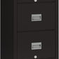 FireKing Patriot Vertical 4 Drawer Legal & Letter Fire Safe File Cabinet, Key Lock, 1 Hour Fire Rated UL Rated & Water Resistant, USA Made, Black
