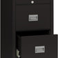 FireKing Patriot Vertical 4 Drawer Legal & Letter Fire Safe File Cabinet, Key Lock, 1 Hour Fire Rated UL Rated & Water Resistant, USA Made, Black