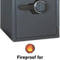 SentrySafe Black Fireproof Safe with Digital Push Button Keypad, Home Safe For Money, Documents, and other Valuables, 1.23 Cubic Feet, SF123ES