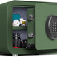 Home Safe Box, Digital Small Personal Safes, caja fuerte, Security Money Closet Electronic Lock Box with Keypad for Pistol Cash Jewelry, Document, Hotel, Dorm, Office (1.0cuft Green)