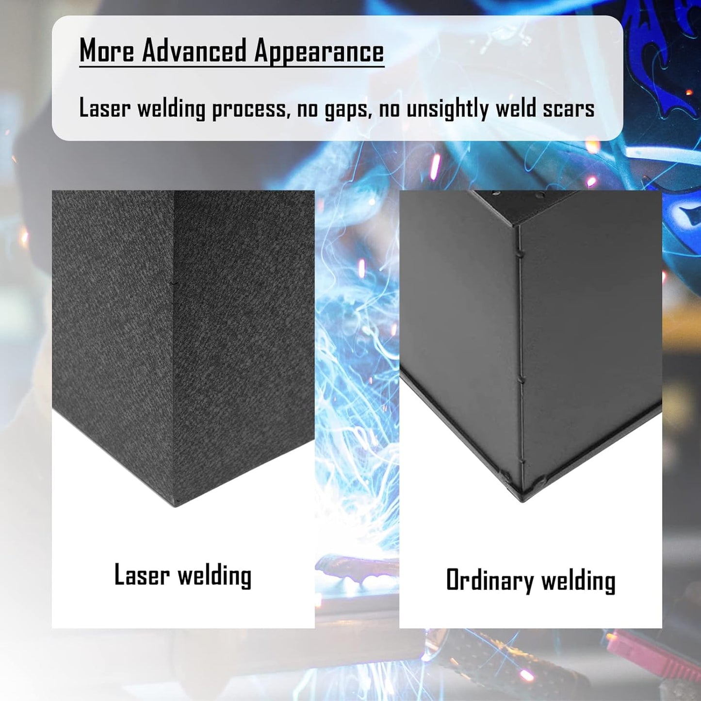 Center Console Safe Gun Safe, WASAI Premium In-vehicle Console Gun Vault Lock box Compatible with 2023-2025 Chevy Silverado 1500/GMC Sierra 1500, Electronic Keypad Lock.